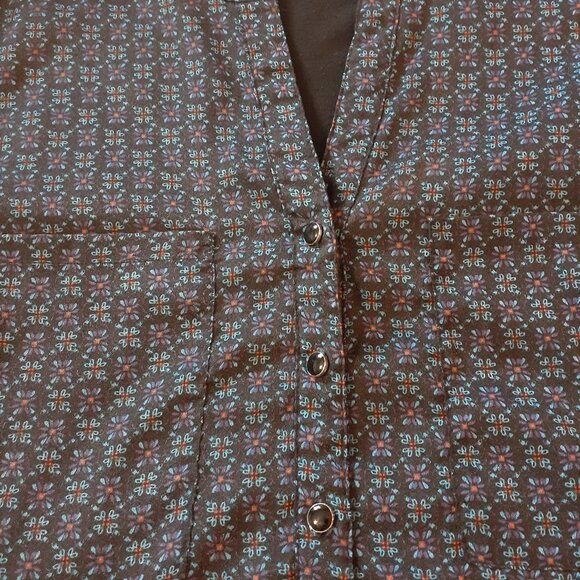 Daniel Rainn Blouse Purple and Blue Size Large - Picture 3 of 5